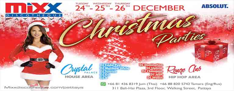 Mixx Pattaya Xmas Parties