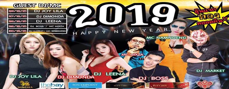 2019 Happy New Year at Pier Pattaya