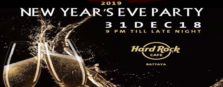 New Year's Eve Party at Hard Rock Cafe Pattaya