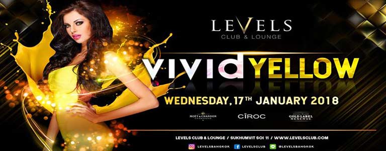VIVID Yellow at Levels Club & Lounge Bangkok