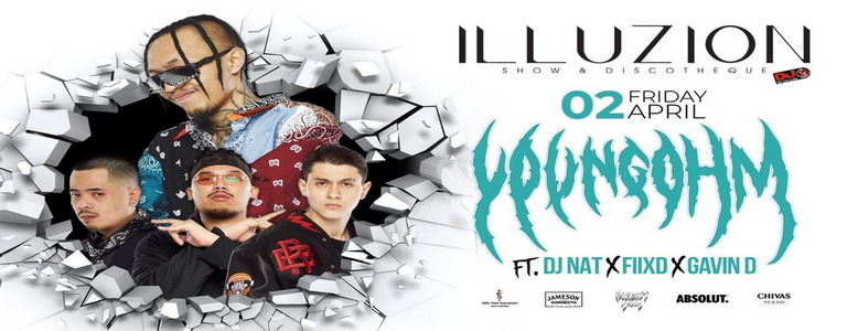 YOUNGOHM x FIIXD x GAVIN D x DJ NAT Live On Stage at Illuzion