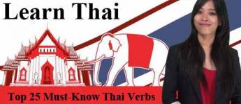 Top 25 Must-Know Thai Verbs 