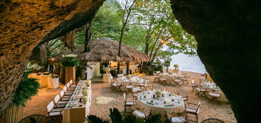 The Grotto at Rayavadee Krabi Restaurant Food & Drinks Railay | Thailand