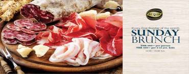 Sunday Brunch at Acqua Restaurant