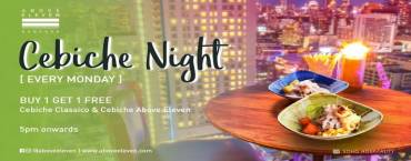 Cebiche Night at Above Eleven