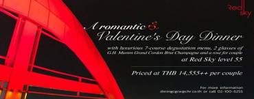 Valentine's Day Dinner at Red Sky Bangkok