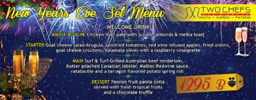 New Year's Eve at @Two Chefs Bar & Grill