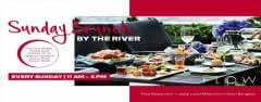 Sunday Brunch by the River at Flow Restaurant