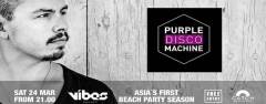 Purple Disco Machine at Catch Beach Club