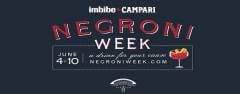 Negroni Week at Vertigo TOO