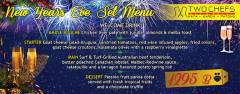 New Year's Eve at @Two Chefs Bar & Grill